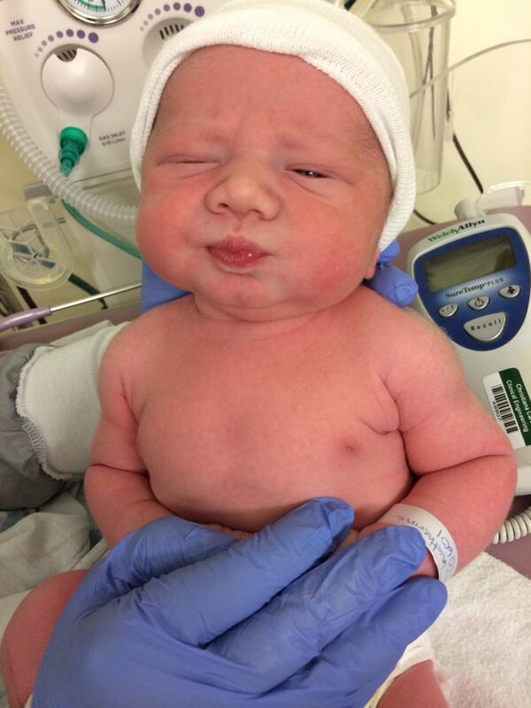 JasonHortiz's tweet photo. Today we welcomed our 3rd boy to the world.. Mason John... Truly blessed and thankful http://t.co/KAgHbH4x7m