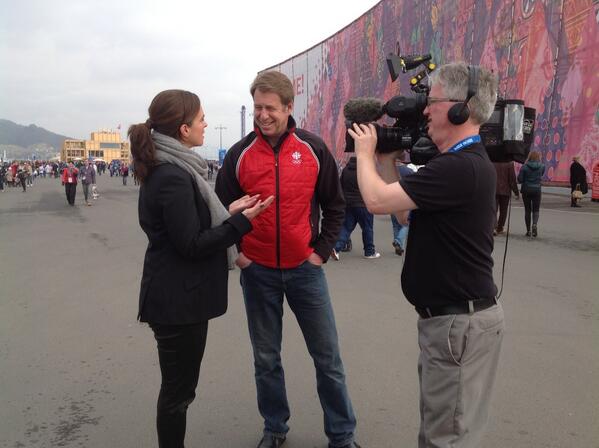 CBCScottRussell's tweet photo. Revealing chat with @Katarina_Witt "I was ready to welcome Yuna to the repeat club." @CBCOlympics Thank You! http://t.co/Pgvz1VvMgz