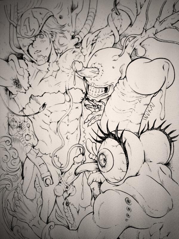 10年くらい前に描いたもの。今じゃこういうオファー全くこない