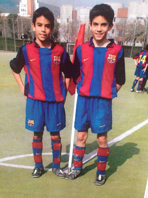 Marc Bartra on Twitter: "Con mi hermano mellizo en el año 2003! #bonsRecords #FCBlive 🔵🔴 http://t.co/KjTY5Fh1cG" /