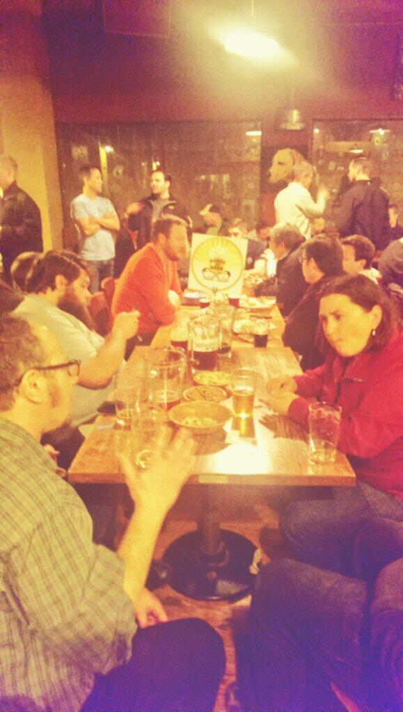 NerdsnBeer's tweet photo. Thanks all who came last night!  We had 22 in attendance and a ton of fun. @LuckyLabPDX http://t.co/qF4UHrfNmI