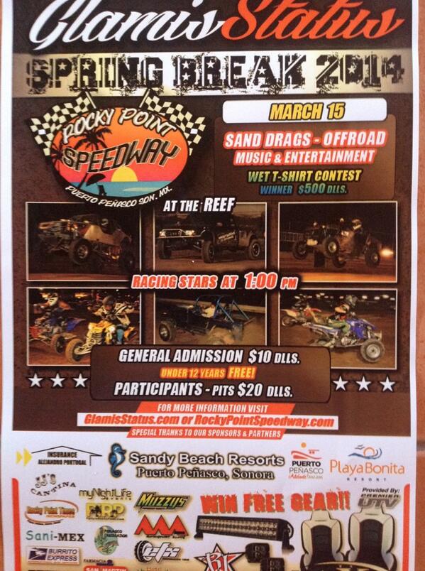 ROCKYPOINTSPEED tweet picture