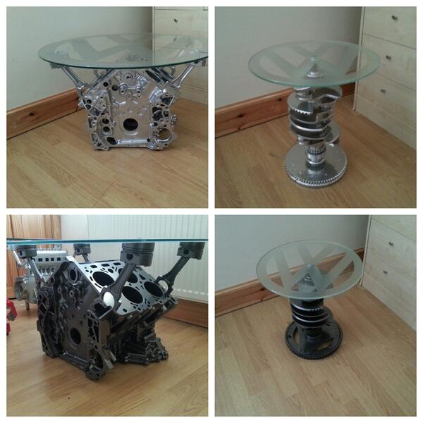 enginecoffees's tweet image. Making pictures of our new volkswagen w8 tables.