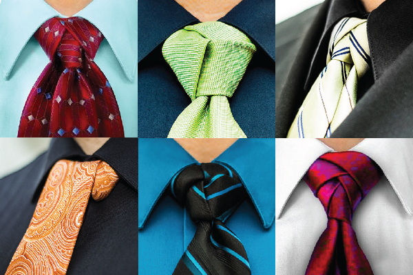 different tie knots