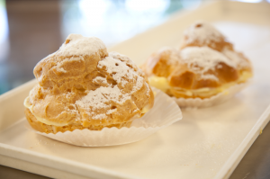 Come tomorrow and try our delicious pastry filled cream puff!