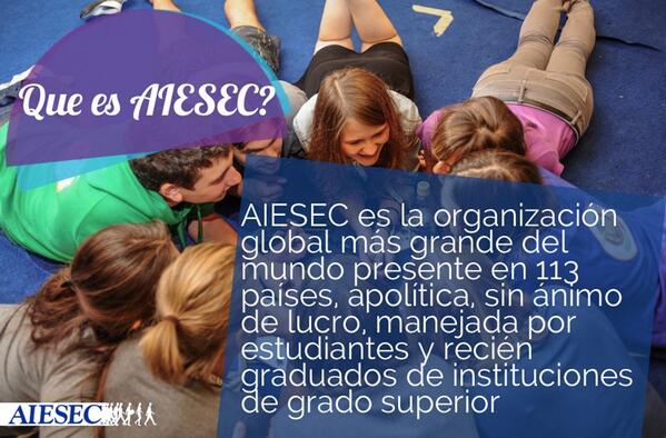 AIESECHonduras's tweet photo. AIESEC por primera vez en Honduras! Pero que es AIESEC? Síguenos!! #AIESEC http://t.co/zIeJ5Ckf4U