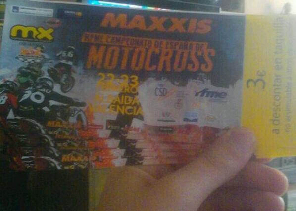 Hector8perez's tweet photo. Esperant al dumenge! #motocross albaida http://t.co/jaMceR4rLB