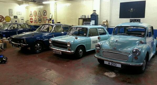 metpoliceuk's tweet image. Classic cop cars ready for a special event in #London next week. Details &amp;amp; how to take part follow #CopGear on Monday