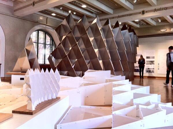 architectmag's tweet photo. Looking fwd to learning how 3xLP was realized @TexFabDFA @ArupGroup  @azahner http://t.co/OGz6dkKwAI