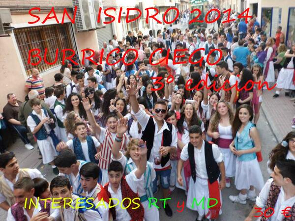 "<a href="/BurricoCiego/"> El Burrico Ciego</a>: SAN ISIDRO 2014, dar RT Y MD para que mas gente lo vea. "