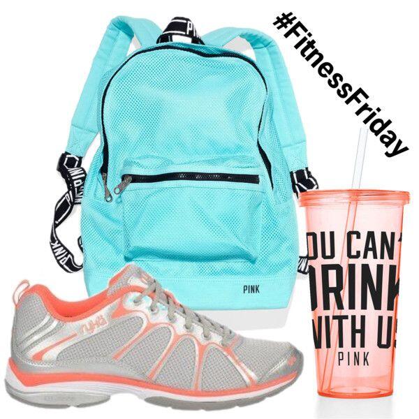 ryka's tweet image. Reach yr #fitnessgoals #instyle w/a #cutebackpack, #funcup &amp;amp; #Ryka INTENSITY 2 #trainers. polyvore.com/fitness_friday…