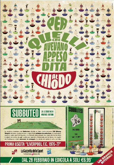 Apndp's tweet photo. ".@uzapelloni Chi non ha mai giocato a #subbuteo:rieccolo! http://t.co/wMqbRLpZxE .@Gazzetta_it"Be',#EnricoLetta è un fan,ora di tempo ne ha