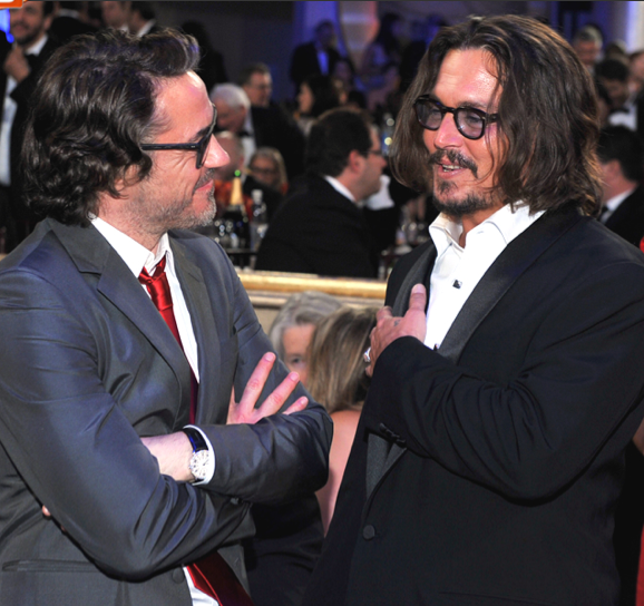 CelebsHangOut_'s tweet photo. ROBERT DOWNEY JR. AND JOHNNY DEPP http://t.co/PJNOx4h0jz