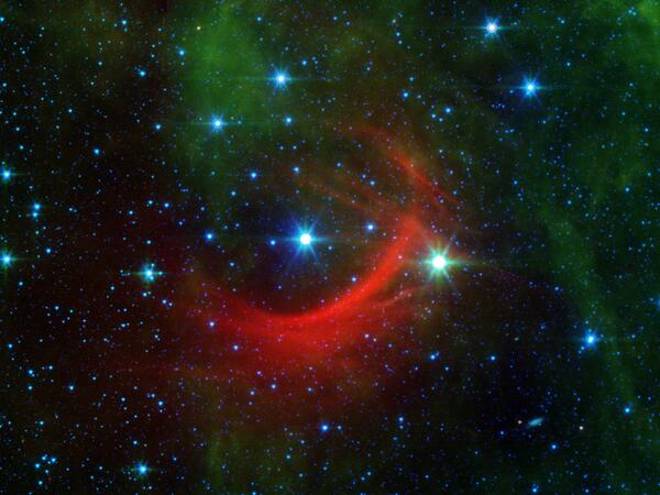 RT <a href="/wiredspacephoto/">Wired Space Photo</a>: Speedy star creates impressive bow shock wrd.cm/1fFYR5n