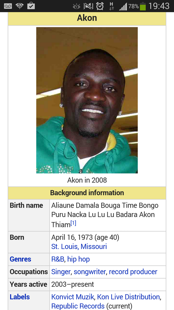 PierreyHenry14's tweet photo. But you can call me @Akon http://t.co/LmZfGcSGQg