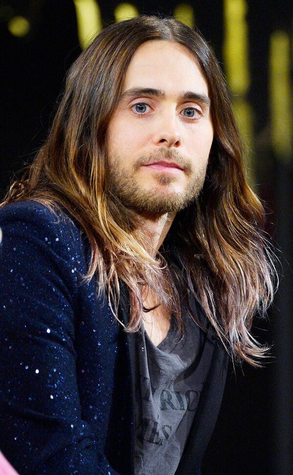 enews's tweet photo. It's time we all come to terms with the fact that we'll never be as beautiful as Jared Leto. http://t.co/PgH9nFUfB9