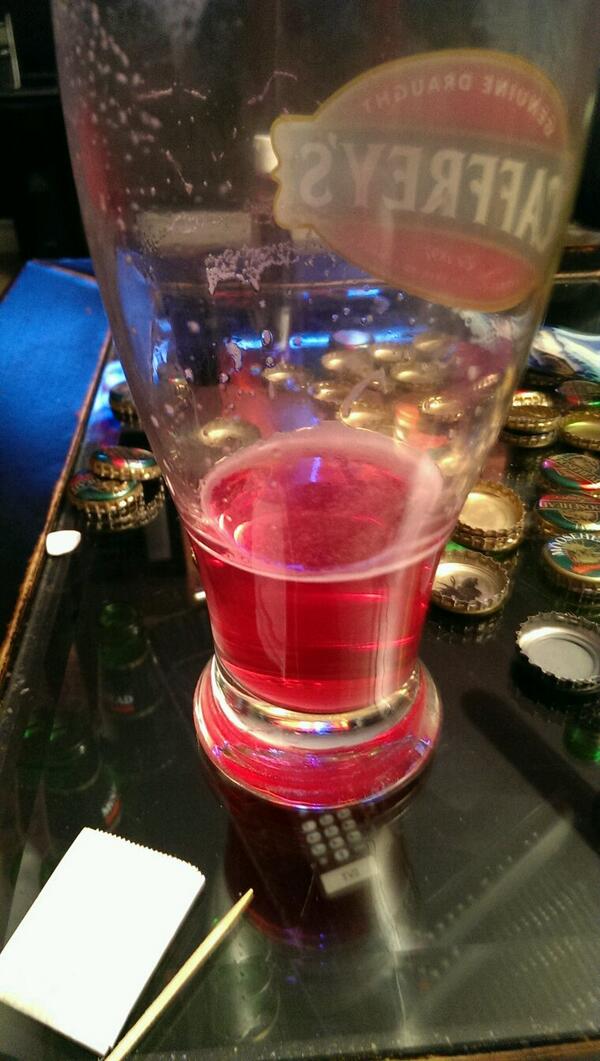 Mattylits's tweet image. Red beer, thats the key to a big win