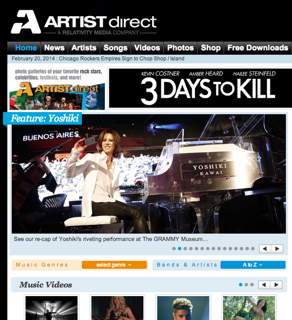 YoshikiOfficial's tweet photo. #ThankYou @TheGRAMMYMuseum ! http://t.co/11uJ42Y8VO I'm getting ready for #YoshikiClassical #WorldTour! http://t.co/0W8ZeRtI6U