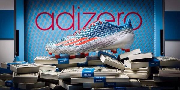 TheBestGear's tweet photo. Adidas is giving $100K to the fasted 40 time in their new Adi Zero Cleats via @adidasUSPRGuy #TBG http://t.co/wfj06k0oUM