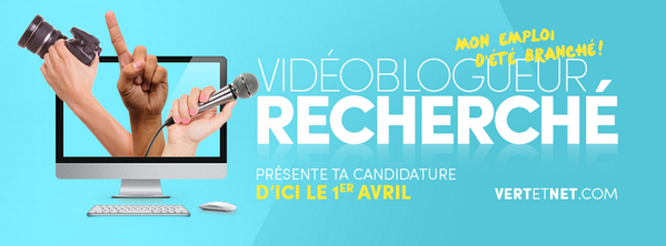 EcotechQuebec's tweet image. Oyez, Oyez, #Vidéoblogueur recherché pour superbe job d'été, veuillez appliquer et faire circuler! Bon #mardiDD!