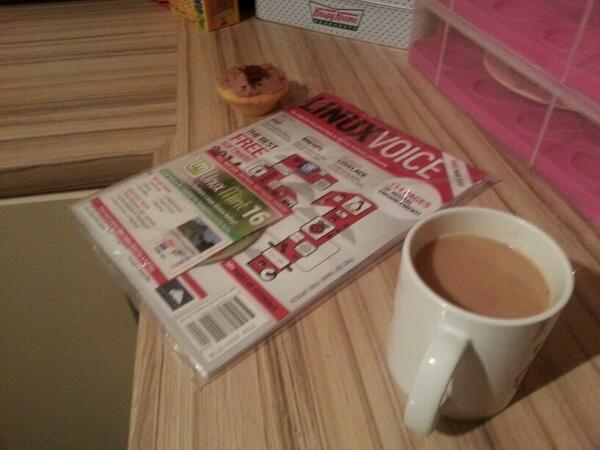 pukkapi's tweet image. Rock and roll Friday night with #linuxvoice