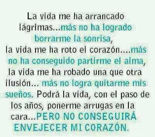 No importa lo que pase.
