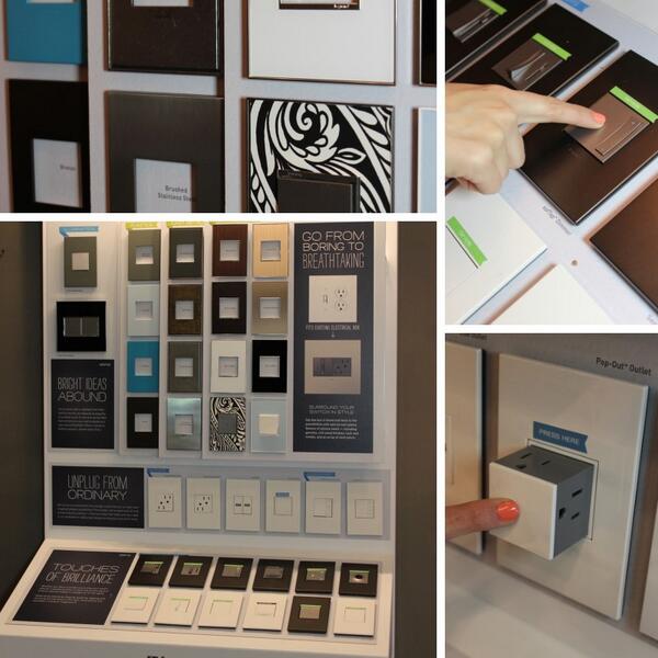 We are obsessed with our new <a href="/LegrandNA/">Legrand</a> display! Can't stop playing with these switches! Expect a blog post soon!