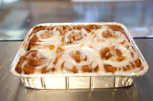 Come and get freshly baked cinnamon rolls tomorrow morning at 7:00am!