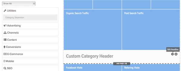 Measureful's tweet image. We've just deployed some new features:

Custom headline separators, 
Headlines for CSV uploads.