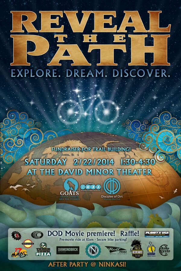 Diamondbackbike's tweet image. Attn #Oregonians
Join @DisciplesOfDirt +@NinkasiBrewing at @DMTheater Sat for @RevealThePath and a chance to win a DB
