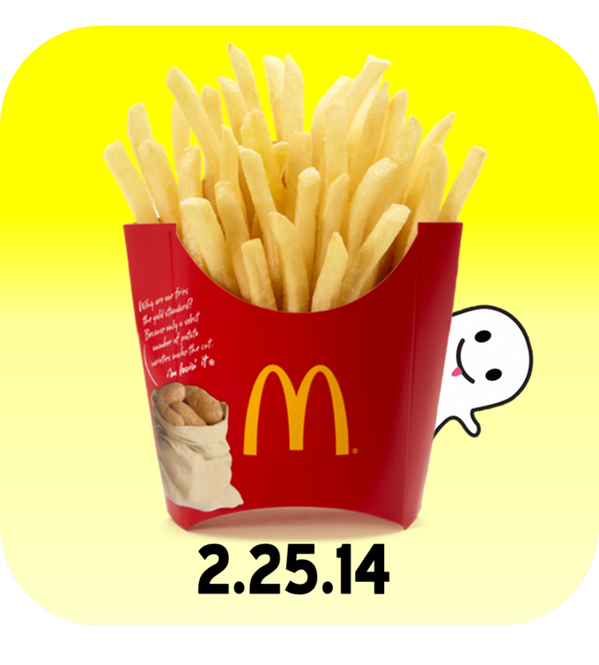 You snap? We will soon. Add us for a tasty surprise. @Snapchat username: mcdonalds