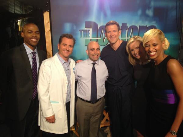 DrJosephPinzone's tweet photo. On the set of "The Doctors" - look out for the upcoming episode where I was interviewed about thyroid disease. http://t.co/Ni5nV6rYT9