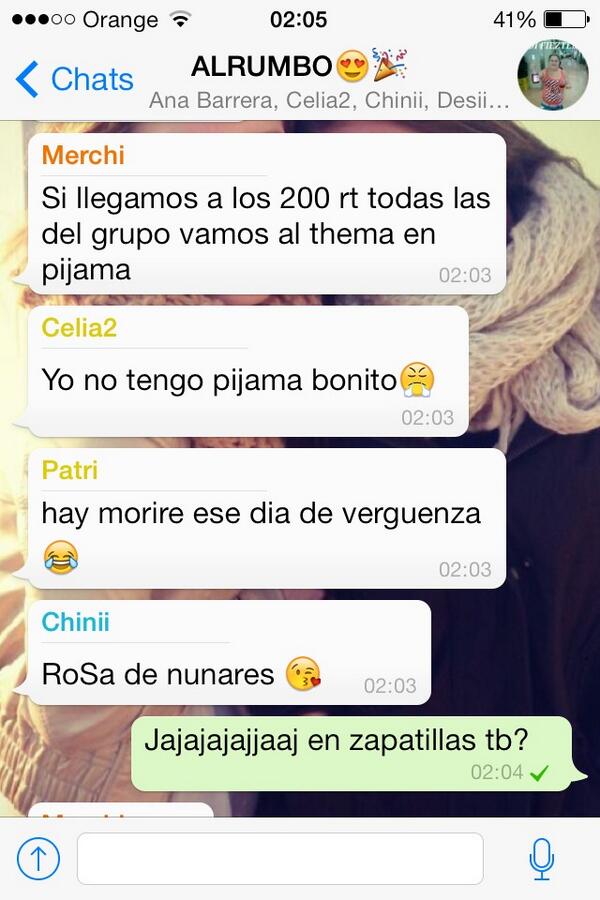 sariitaaguilera's tweet photo. SI LLEGAMOS A LOS 200RT ➡️ vamos al tema en pijamas😳😳 jajajajajajajaja http://t.co/UkDYVM6Wjy