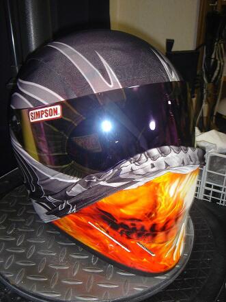 シンプソン スーパーバンディット13スカル おしっこ 