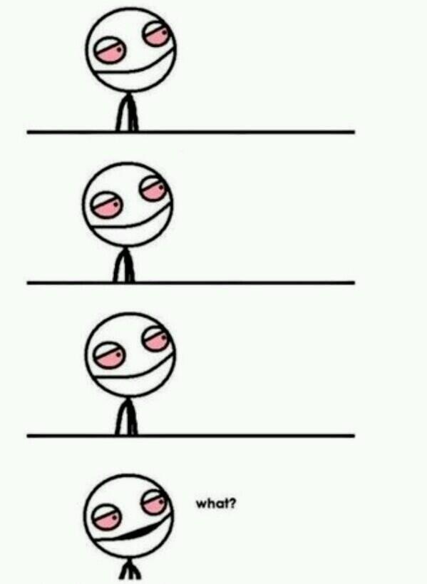 sareldicks's tweet photo. When you're high as fuck and someone asks you a question http://t.co/1JW8bhtT7p"
