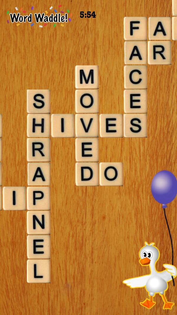 DThornton's tweet photo. I just finished a  #WordWaddle Quick Play in 5 mins and 54 secs! Beat that! https://t.co/veGpaeNRrb http://t.co/YEGYsIfhuT