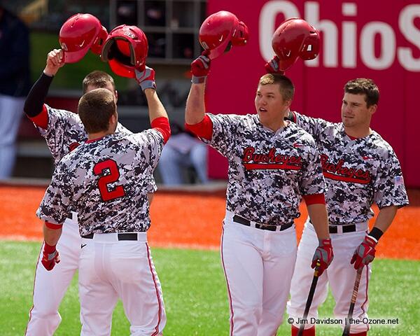 ohio state baseball jersey camo