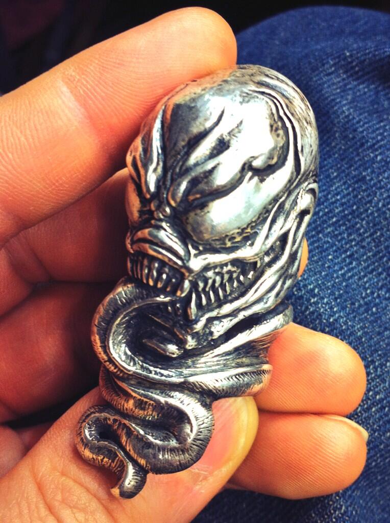 JAP工房　Venom　ベノム　マーベル　Marvel　リング　スパイダーマン JAP工房ベノムVenomマーベルMarvelリングスパイダーマン