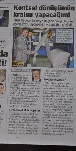 Sözcü gazetesine konuşan Çalışkan Kentsel dönüşümle ilgili olarak yerinde ve adil dönüşümmodelini anlattı