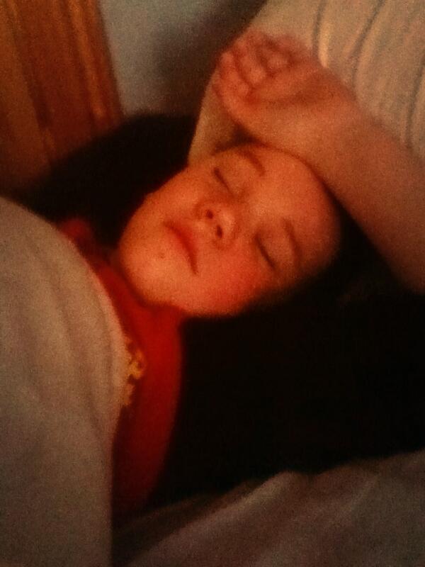 SarahmoAmber's tweet image. My sleepy brother