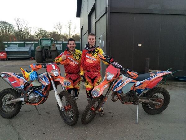 Good Luck <a href="/bradfreeman12/">brad freeman old</a> and #TomSagar competing tomorrow at the #DissMCCSanton Enduro. Thanks to all sponsors.