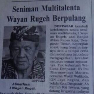 RT <a href="/TEATERTIGA/">Teater TIGA</a>: Suksma kak rugeh antuk ayah2an ring Trisma