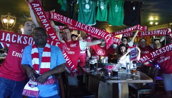 jaxgooners's tweet image. 4-1 to The Arsenal. Great turnout at @culhanes