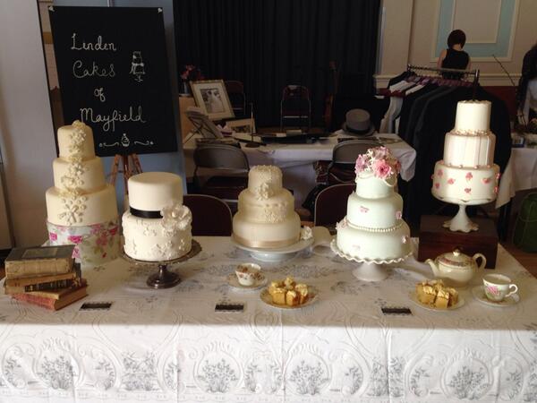 lindencakes's tweet photo. Today's wedding fayre! http://t.co/0R8jqO0GyX