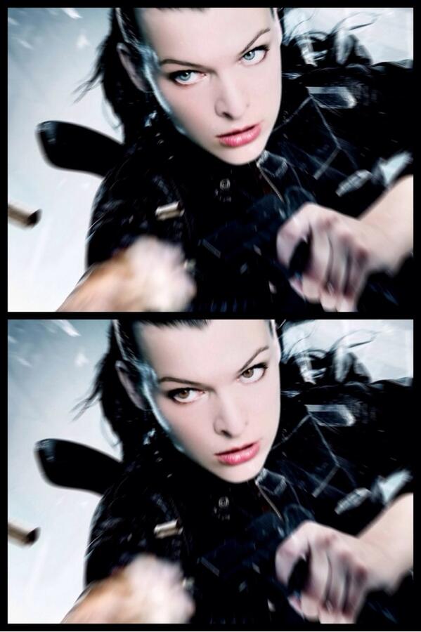 MEDAMAeye's tweet photo. Milla Jovovich
上→ビフォアー
下→アフター https://t.co/yRLyB6VIfh