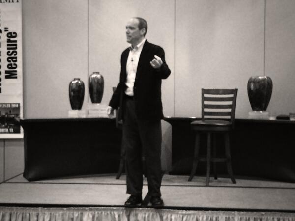 thinstitute's tweet photo. Dr. Roger Hall is giving us things to think about. #thoughts http://t.co/CdMfgK66DH