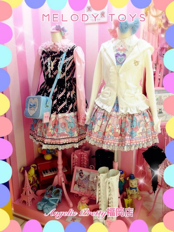 angelic pretty melody toys サロペット　ロリィタひざ丈ワンピース