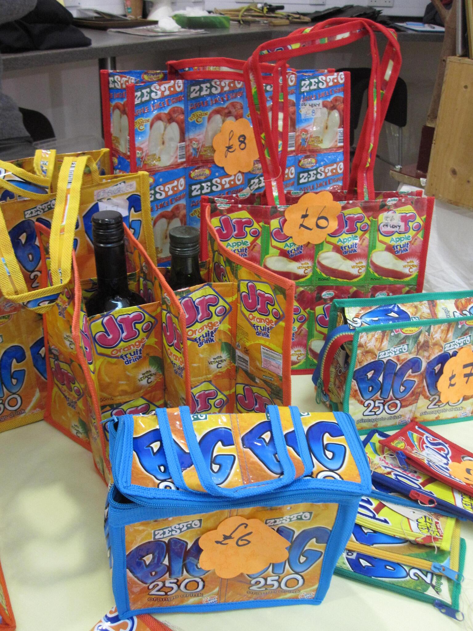Zesto recycled bags sale