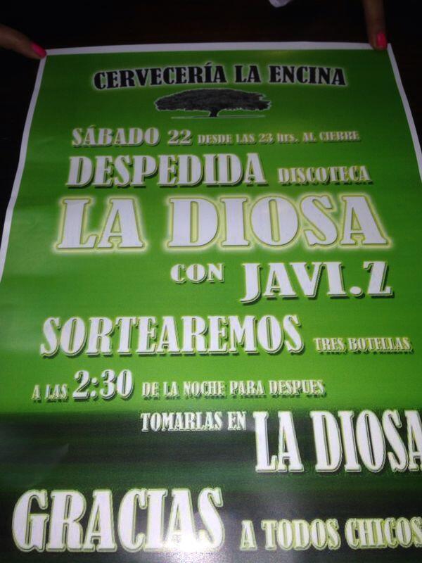 PEGATE LA ULTIMA FIESTA EN LADIOSA COMENZAREMOS EN LA ENCINA CON JAVI.Z SORTEAMOS 3 BOTELLAS SI SIIIIIIII 3BOTELLAS