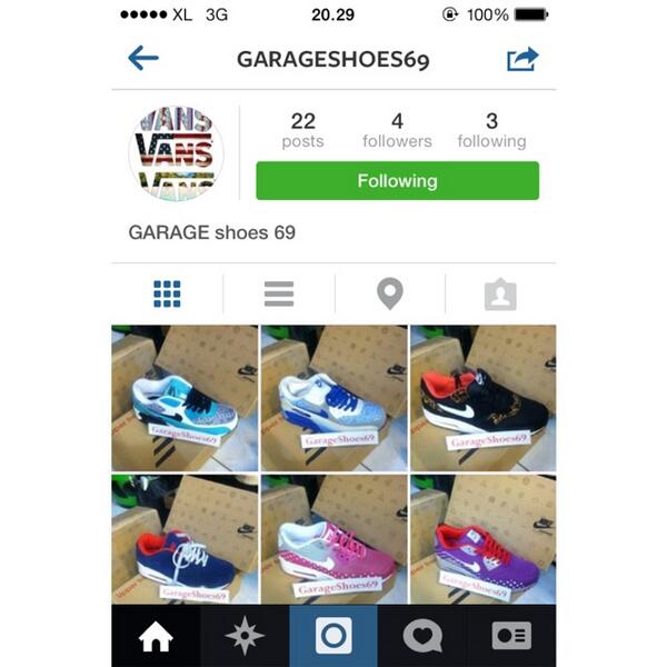 CEKIDOT ! ->RT @ivandharmap: Go follow @garageshoes69 on twitter and IG ! ”